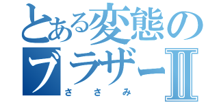 とある変態のブラザーズⅡ（ささみ）