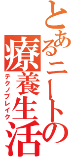 とあるニートの療養生活（テクノブレイク）