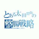 とある太田胃散の整腸戦略（おなかの悩みに、これひとつ）