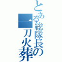 とある総隊長の一刀火葬（）