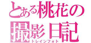 とある桃花の撮影日記（トレインフォト）