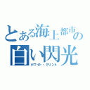 とある海上都市の白い閃光（ホワイト・グリント）