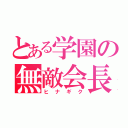 とある学園の無敵会長（ヒナギク）