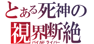 とある死神の視界断絶（パイルドライバー）