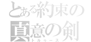 とある約束の真意の剣（トルゥース）