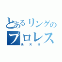 とあるリングのプロレスラー（黒天使）