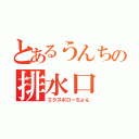 とあるうんちの排水口（エクスポローちょん）