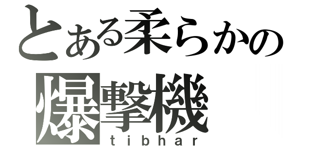 とある柔らかの爆撃機（ｔｉｂｈａｒ）