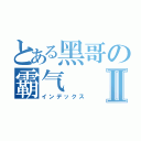 とある黑哥の霸气Ⅱ（インデックス）