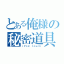 とある俺様の秘密道具（ｉＰｏｄ ｔｏｕｃｈ）