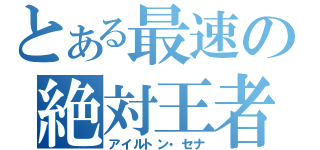 とある最速の絶対王者（アイルトン・セナ）