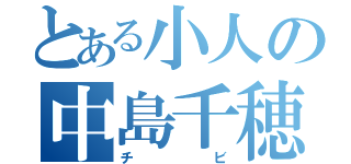 とある小人の中島千穂（チビ）