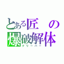 とある匠の爆破解体（クリーパー）