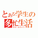 とある学生の多忙生活（スクールライフ）