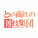 とある商社の雑技集団（しんゆりサーカス）