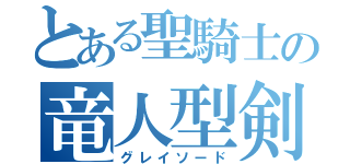 とある聖騎士の竜人型剣（グレイソード）