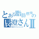 とある脂肪燃焼の辰澄さんⅡ（毎日五キログラムにふとになる）