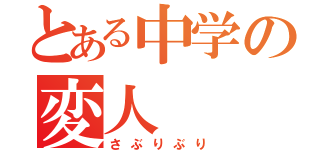 とある中学の変人（さぶりぶり）