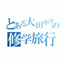 とある大田中学校の修学旅行（）