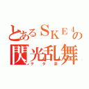 とあるＳＫＥ４８ヲタの閃光乱舞（ヲタ芸）