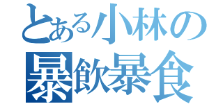 とある小林の暴飲暴食（）