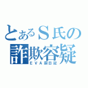 とあるＳ氏の詐欺容疑（ＥＶＡ厨日記）