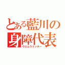 とある藍川の身障代表（ウエムラミッチー）