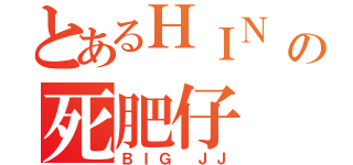 とあるＨＩＮ ＭＡＫの死肥仔（ＢＩＧ ＪＪ）