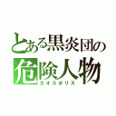 とある黒炎団の危険人物（カオスポリス）