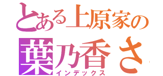 とある上原家の葉乃香さん（インデックス）