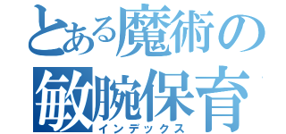 とある魔術の敏腕保育士（インデックス）