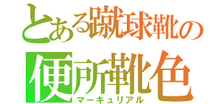 とある蹴球靴の便所靴色（マーキュリアル）