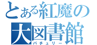 とある紅魔の大図書館（パチュリー）