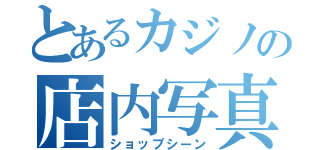 とあるカジノの店内写真（ショップシーン）