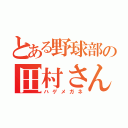 とある野球部の田村さん（ハゲメガネ）