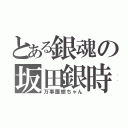 とある銀魂の坂田銀時（万事屋銀ちゃん）