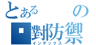 とあるの絕對防禦（インデックス）