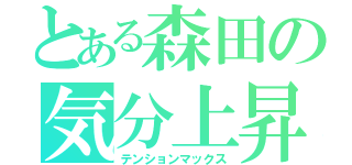 とある森田の気分上昇（テンションマックス）