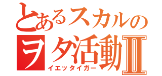 とあるスカルのヲタ活動Ⅱ（イエッタイガー）