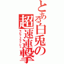 とある白兎の超速連撃（ラビットラッシュ）