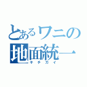 とあるワニの地面統一パ（キチガイ）