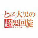 とある大男の超髪回旋（スピンヘアー）