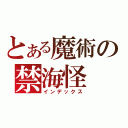 とある魔術の禁海怪（インデックス）