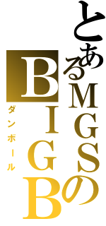 とあるＭＧＳのＢＩＧＢＯＳＳ（ダンボール）