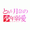 とある月奈の少年弱愛（ショタコン）