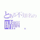 とある不知名の晴腦（神腦）