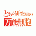 とある研究員の万能細胞（ＳＴＡＰ細胞）