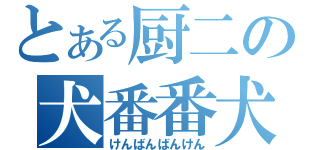 とある厨二の犬番番犬（けんばんばんけん）