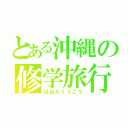 とある沖縄の修学旅行（はねだくうこう）