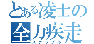 とある凌士の全力疾走（スクラブル）